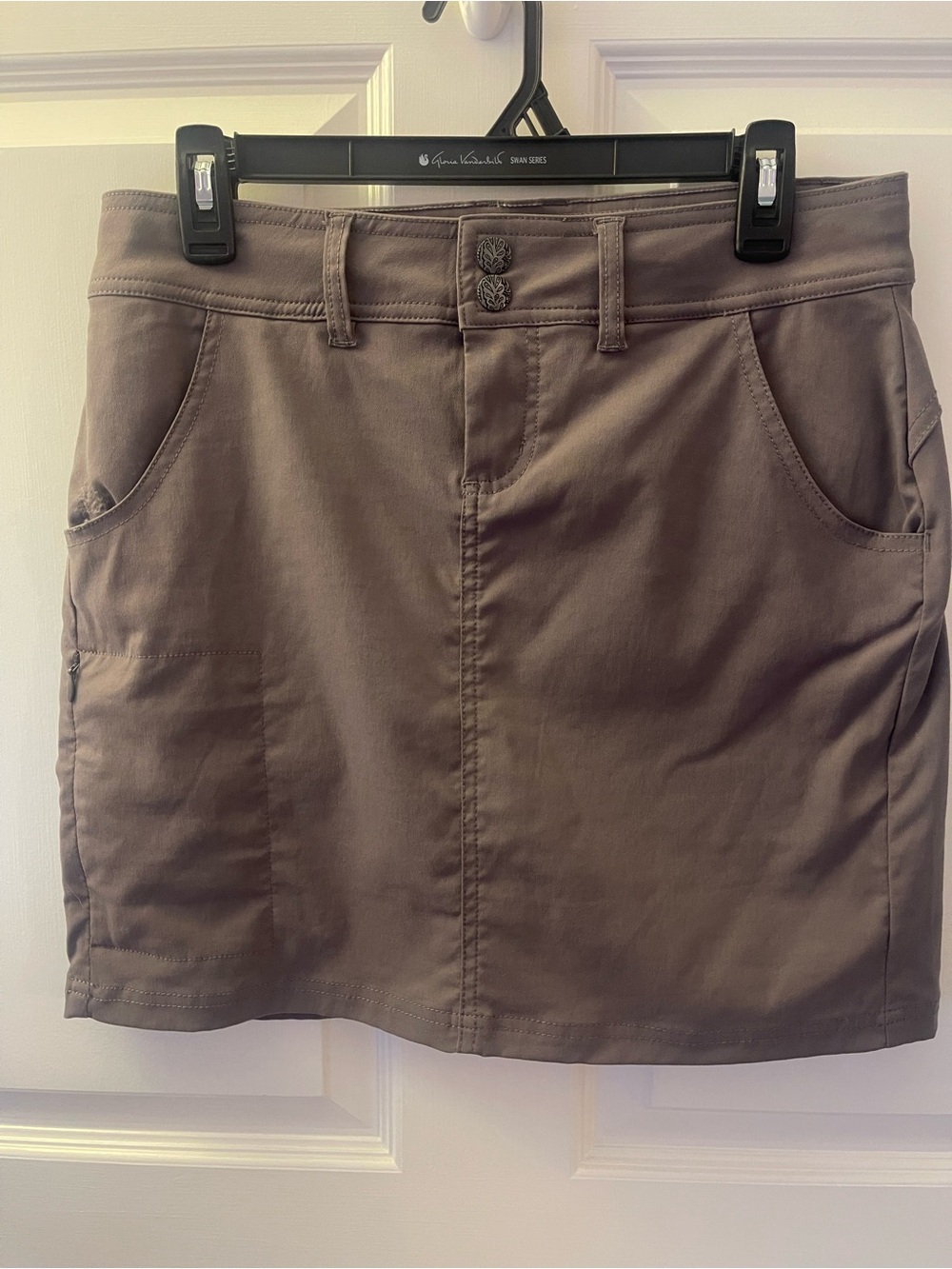 prAna Olive Brown Performance Skort